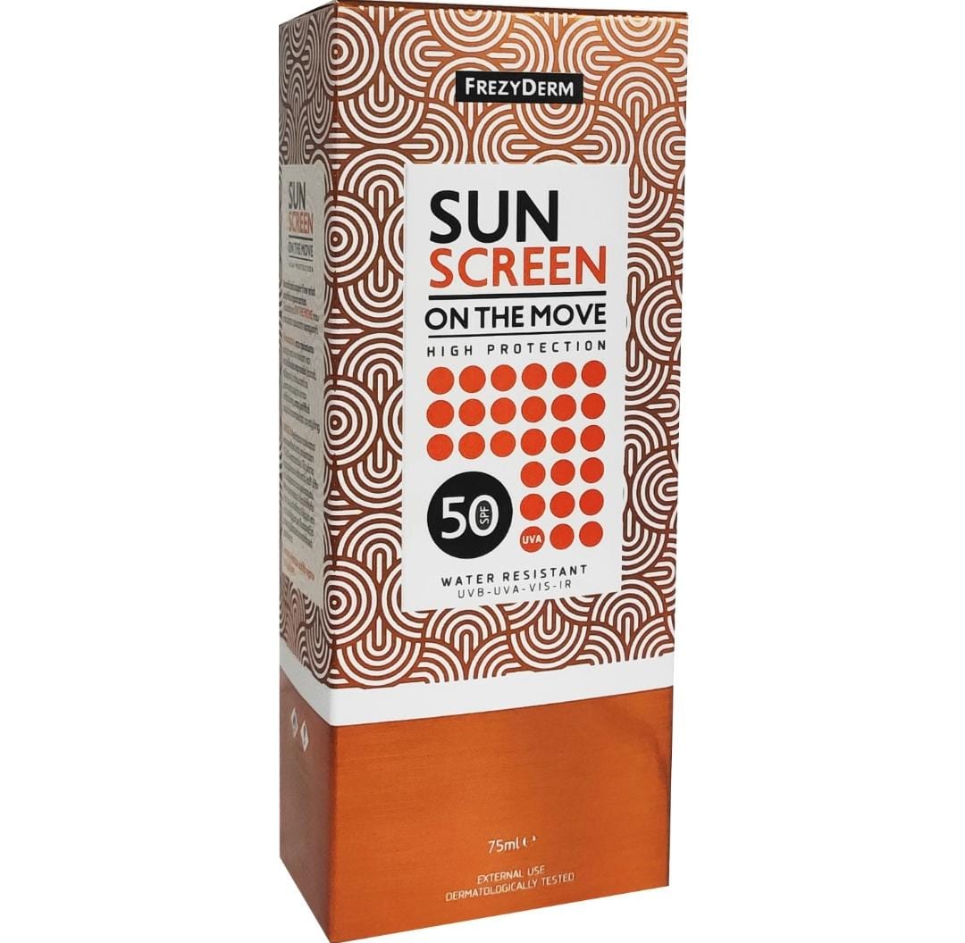 FREZYDERM- Sunscreen on The Move SPF 50- 75Ml