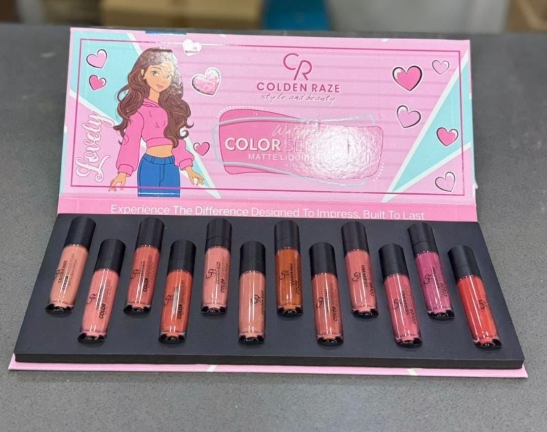Lovely Color Series Matte Liquid Lipstick Set