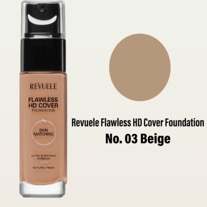 REVUELE- Flawless HD Cover Foundation