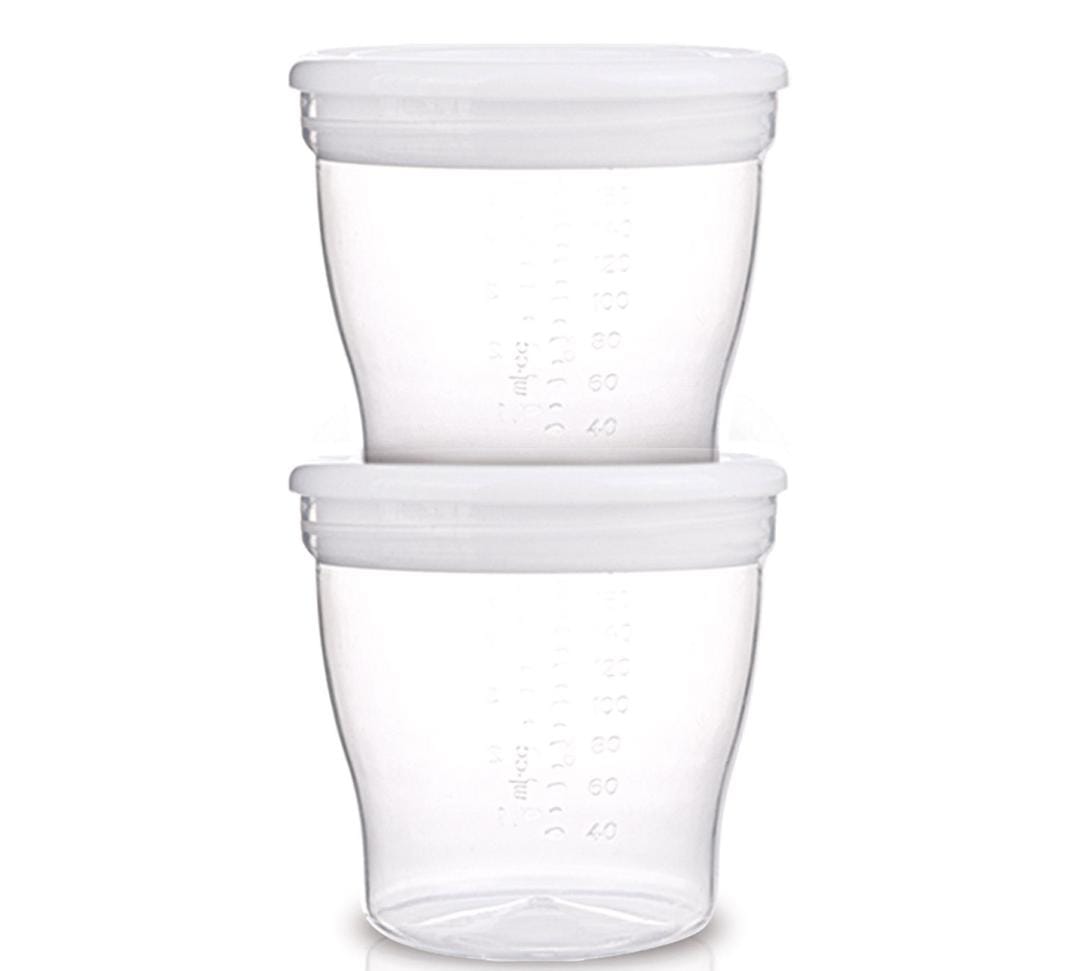 CANPOL BABIES- Breast Milk Food Storage Containers- 4 Pcs- 180Ml