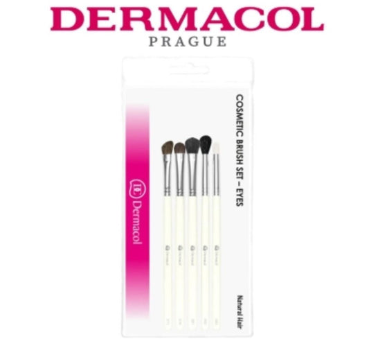 DERMACOL- Cosmetic Brush Set for Eyes- 5ps