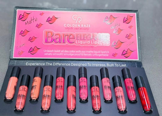 CR Bare Elegance Liquid Lipsticks