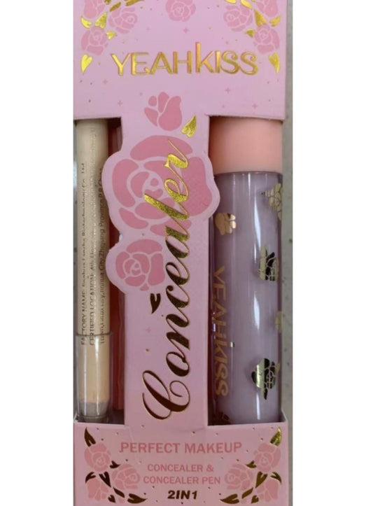 Yeahkiss Perfect Makeup Concealer & Concealer Pen 2in1