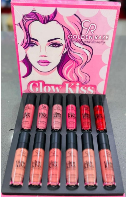 Golden Raze Glow Kiss Lip Gloss Set