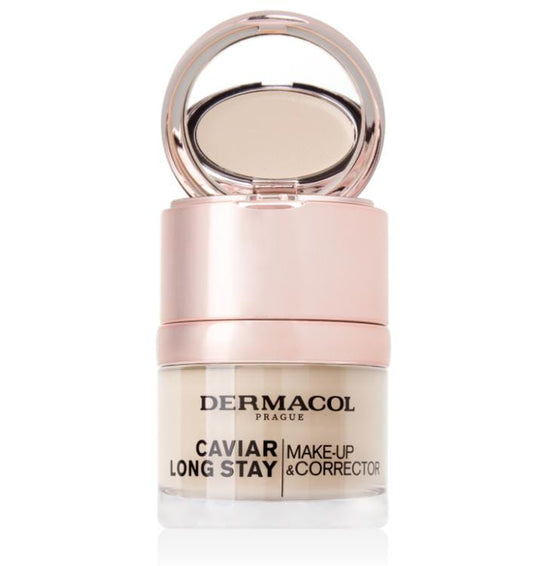 DERMACOL- Long Stay Makeup with Caviar Extracts & Perfecting Corrector- 30Ml