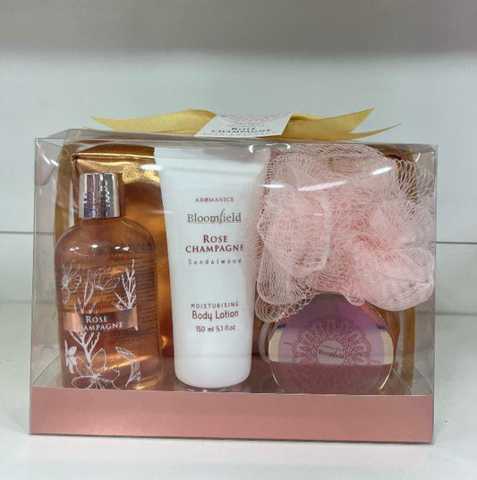 AROMANICE- Bloomfield Rose Champagne Body Care set