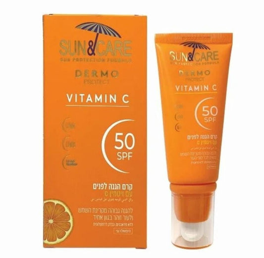 Dermo Protect – Sun&Care Sun protection face cream with SPF 50 and Vitamin C