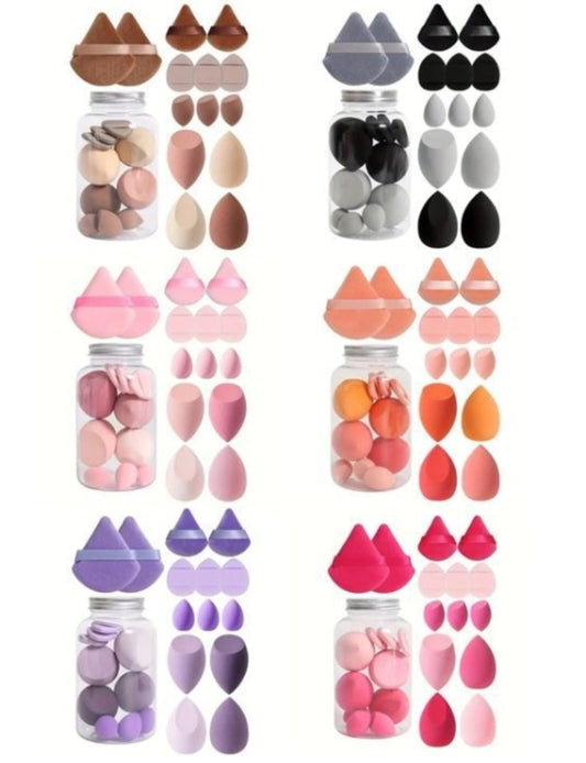 Makeup Sponge Set in Jar