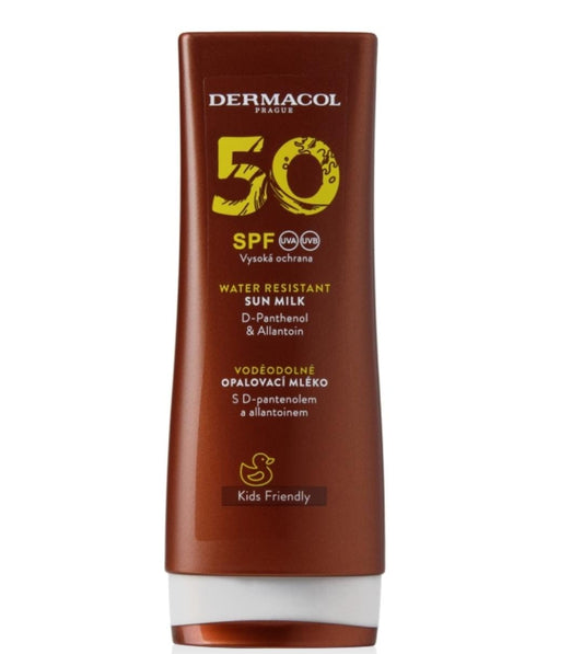 DERMACOL- Sun Water Resistant Sun Milk Spf50 Flip Top for Kids- 200Ml