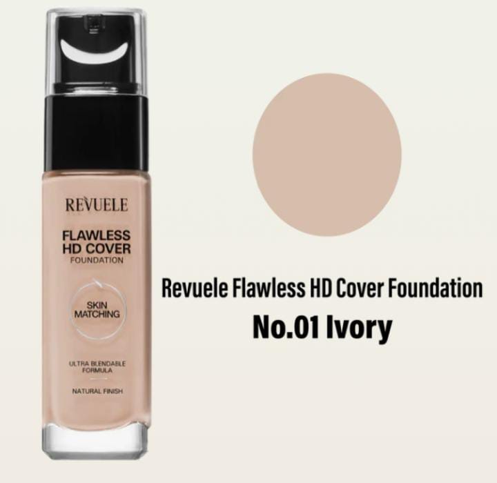 REVUELE- Flawless HD Cover Foundation