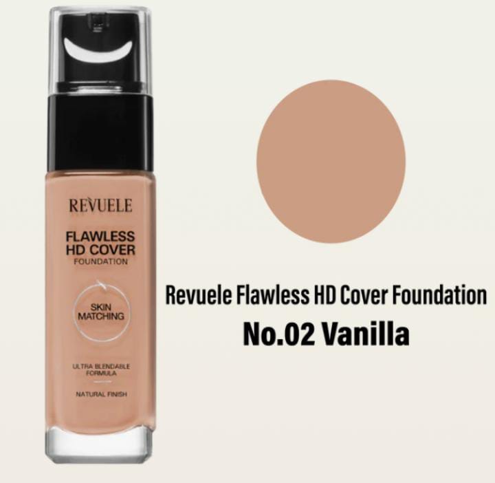 REVUELE- Flawless HD Cover Foundation