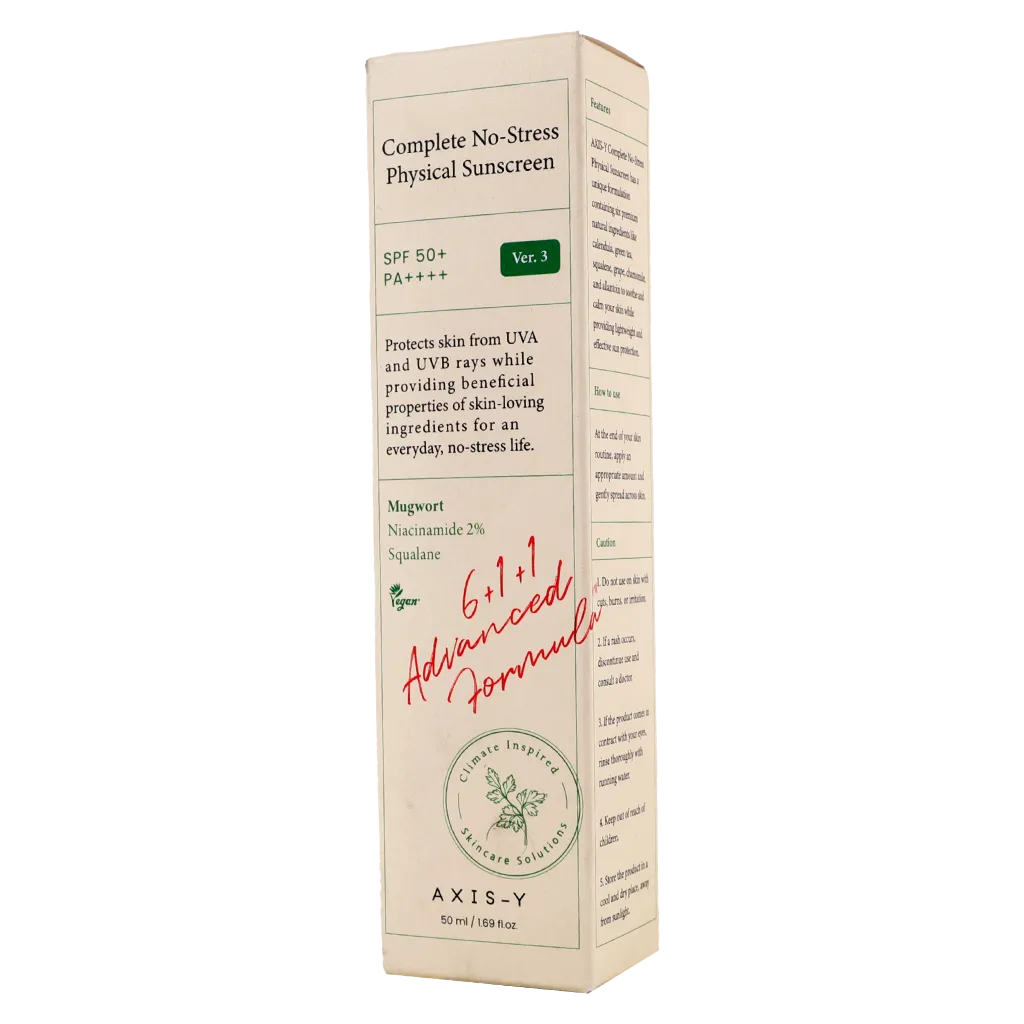 AXIS-Y Complete No-Stress Physical Sunscreen SPF 50+ PA