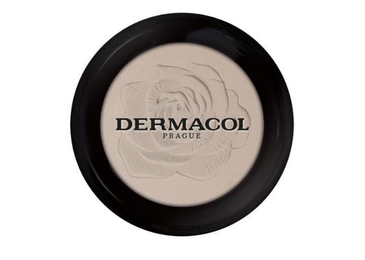 DERMACOL- Mattifying Compact Powder with Rose Relief- 8G