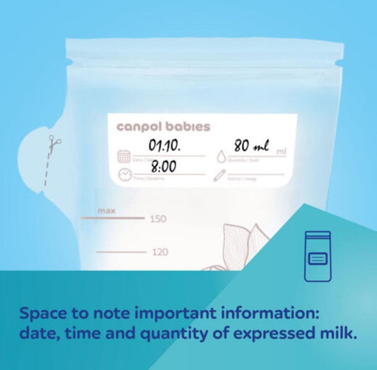 CANPOL BABIES- Breast Milk Storage Bags- 25 Pcs