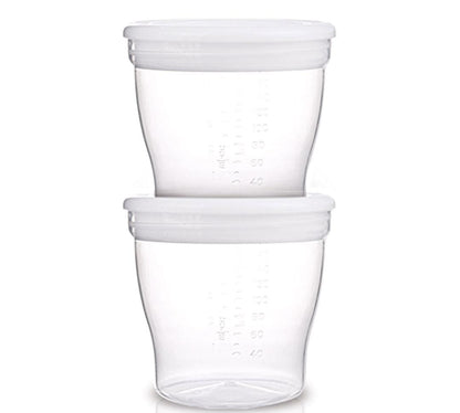 CANPOL BABIES- Breast Milk Food Storage Containers- 4 Pcs- 180Ml