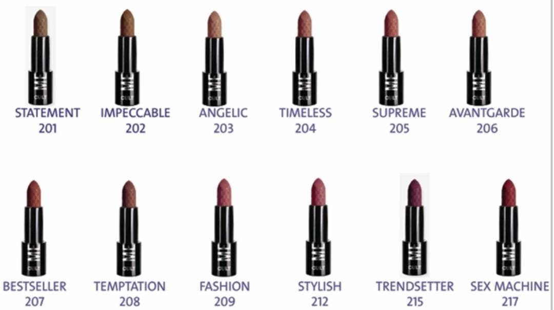 MESAUDA- CULT Matt Lipstick