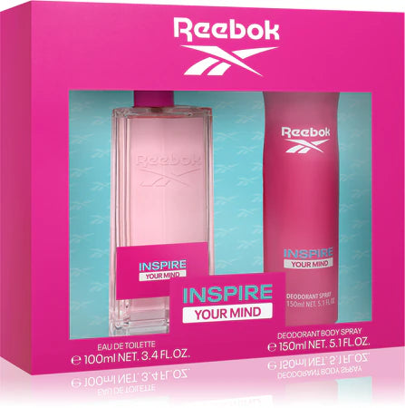 Reebok Inspire Your Mind W Set Edt 100 Ml + Deo Spray 150 Ml